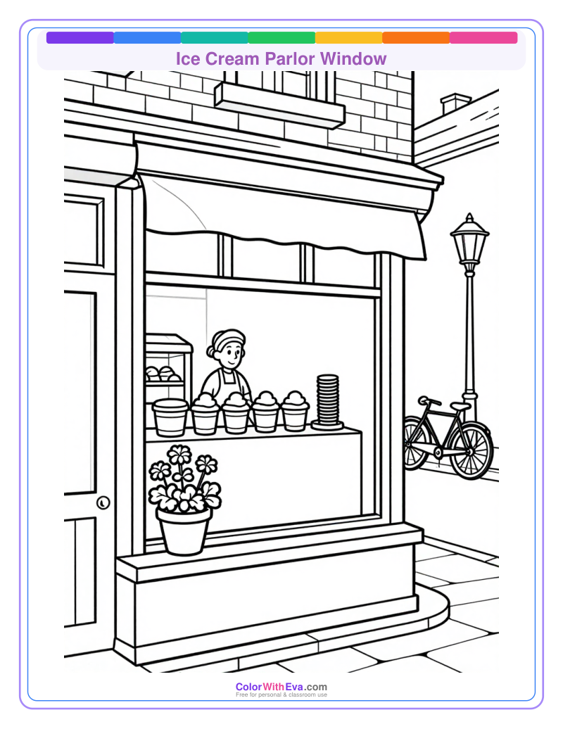 Ice Cream Parlor Window preview