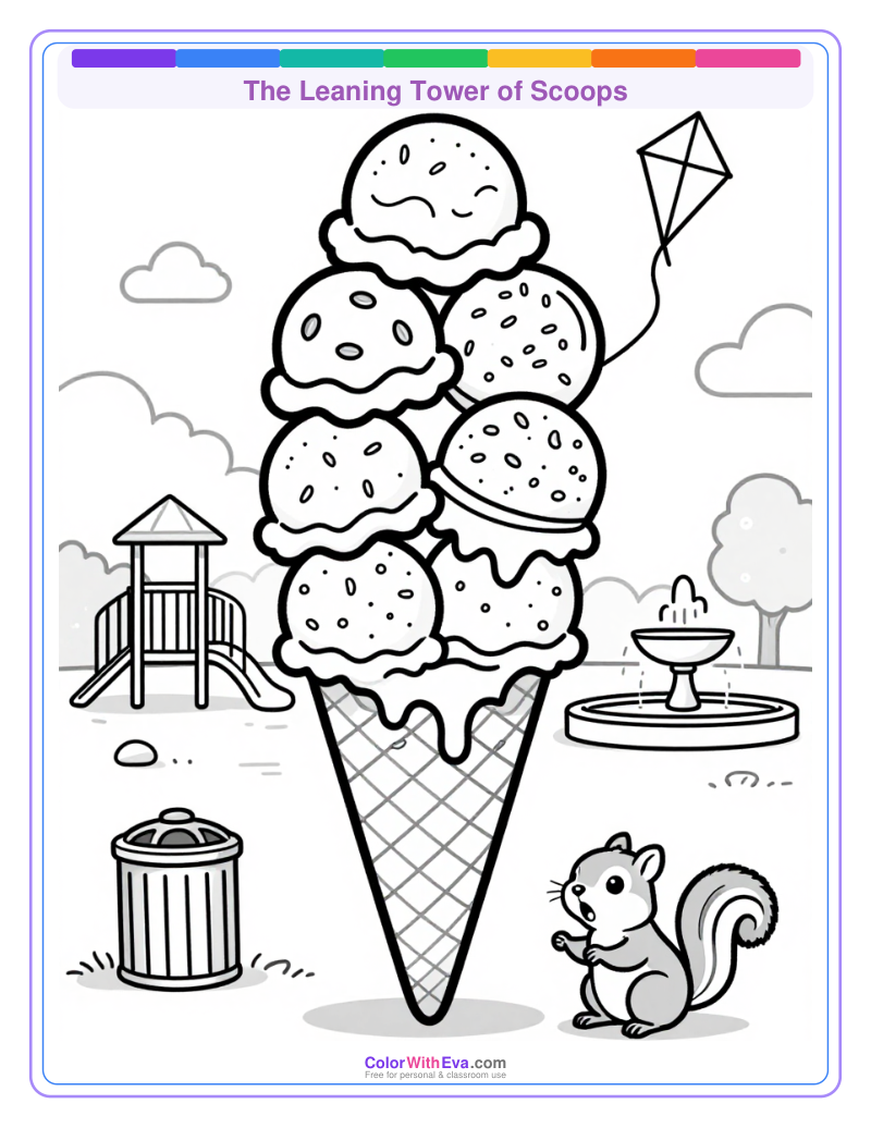 The Leaning Tower of Scoops preview