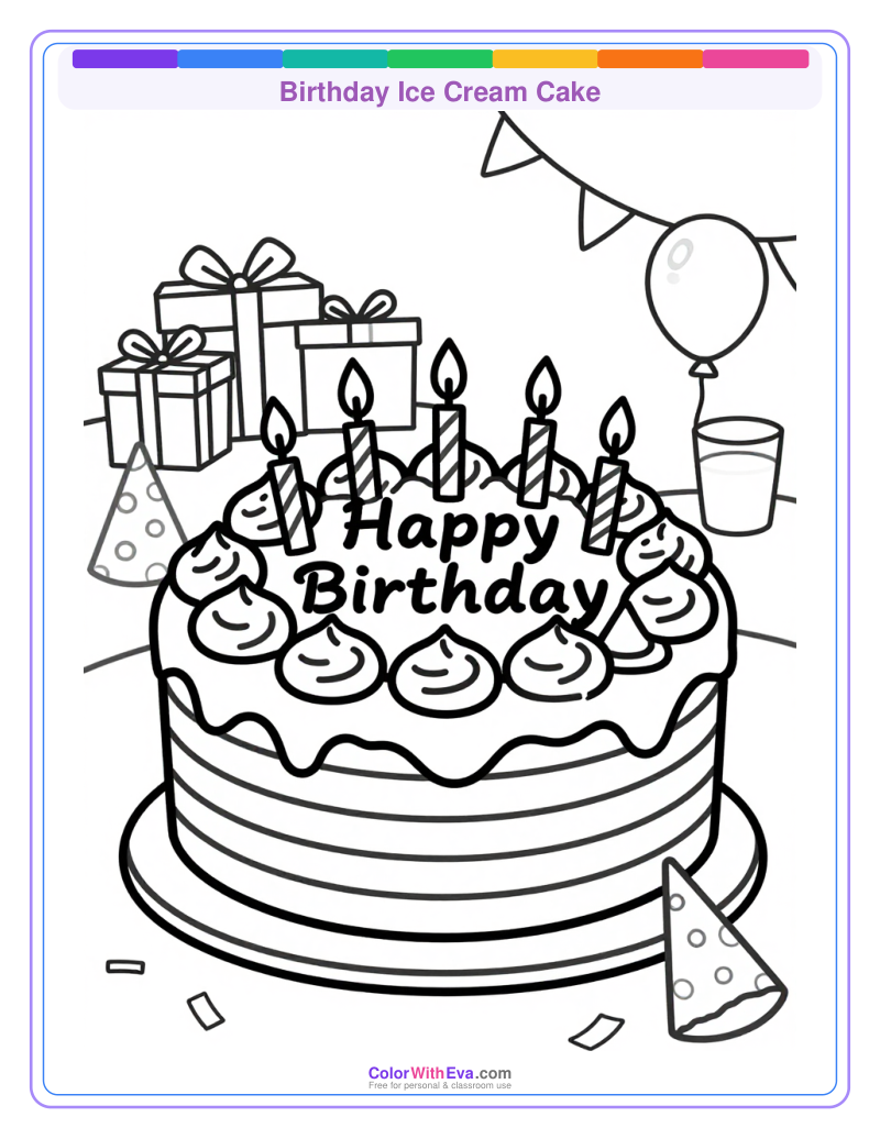 Birthday Ice Cream Cake preview