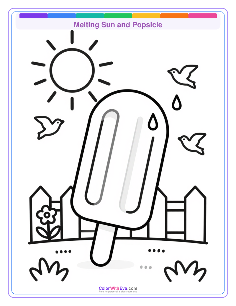 Melting Sun and Popsicle preview