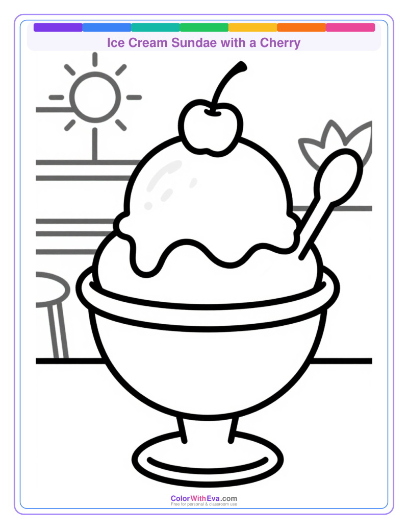 Ice Cream Sundae with a Cherry preview