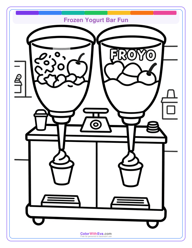 Frozen Yogurt Bar Fun preview