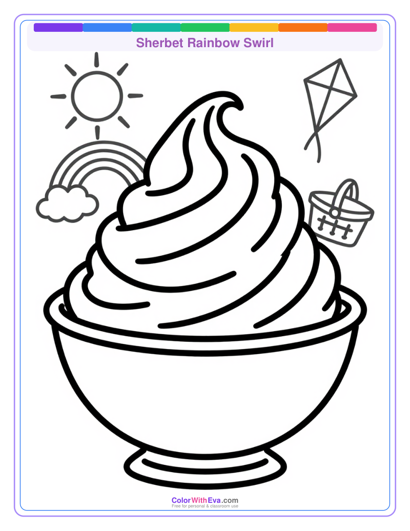 Sherbet Rainbow Swirl preview