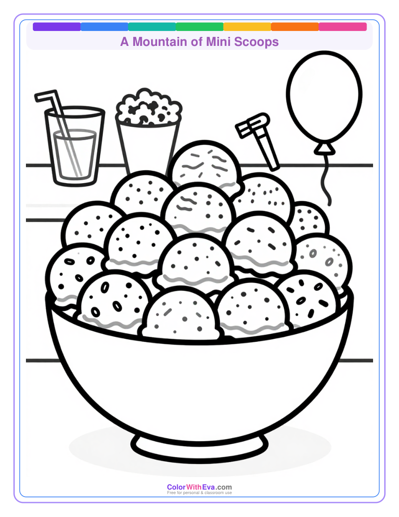 A Mountain of Mini Scoops preview