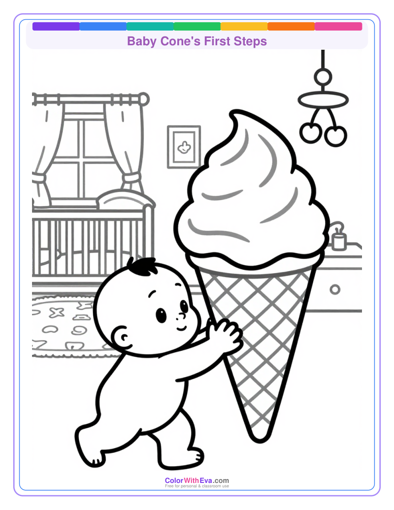 Baby Cone's First Steps thumbnail
