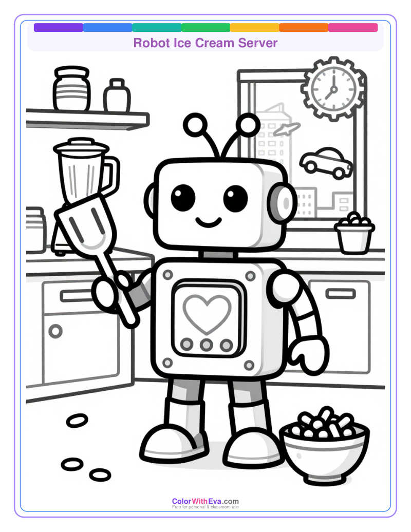 Robot Ice Cream Server preview