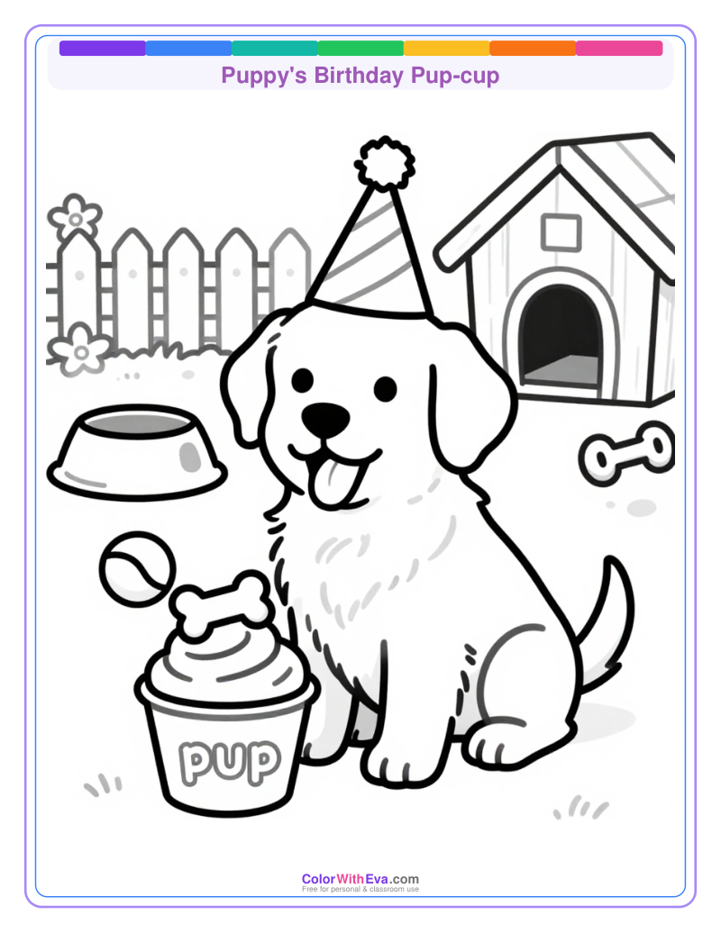Puppy's Birthday Pup-cup preview