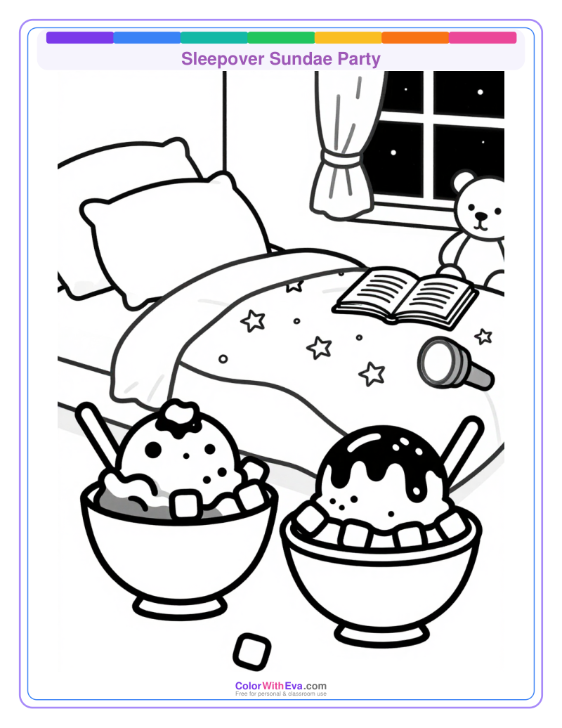 Sleepover Sundae Party preview