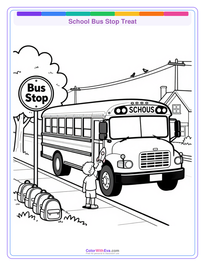 School Bus Stop Treat preview