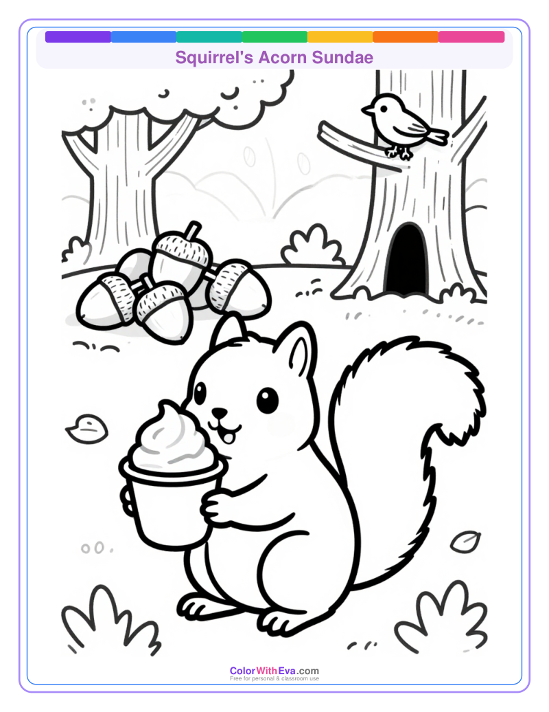 Squirrel's Acorn Sundae preview