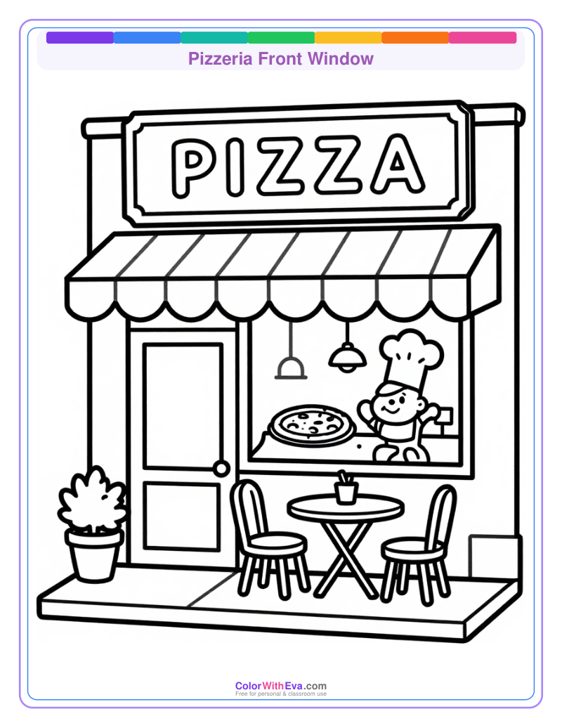Pizzeria Front Window preview