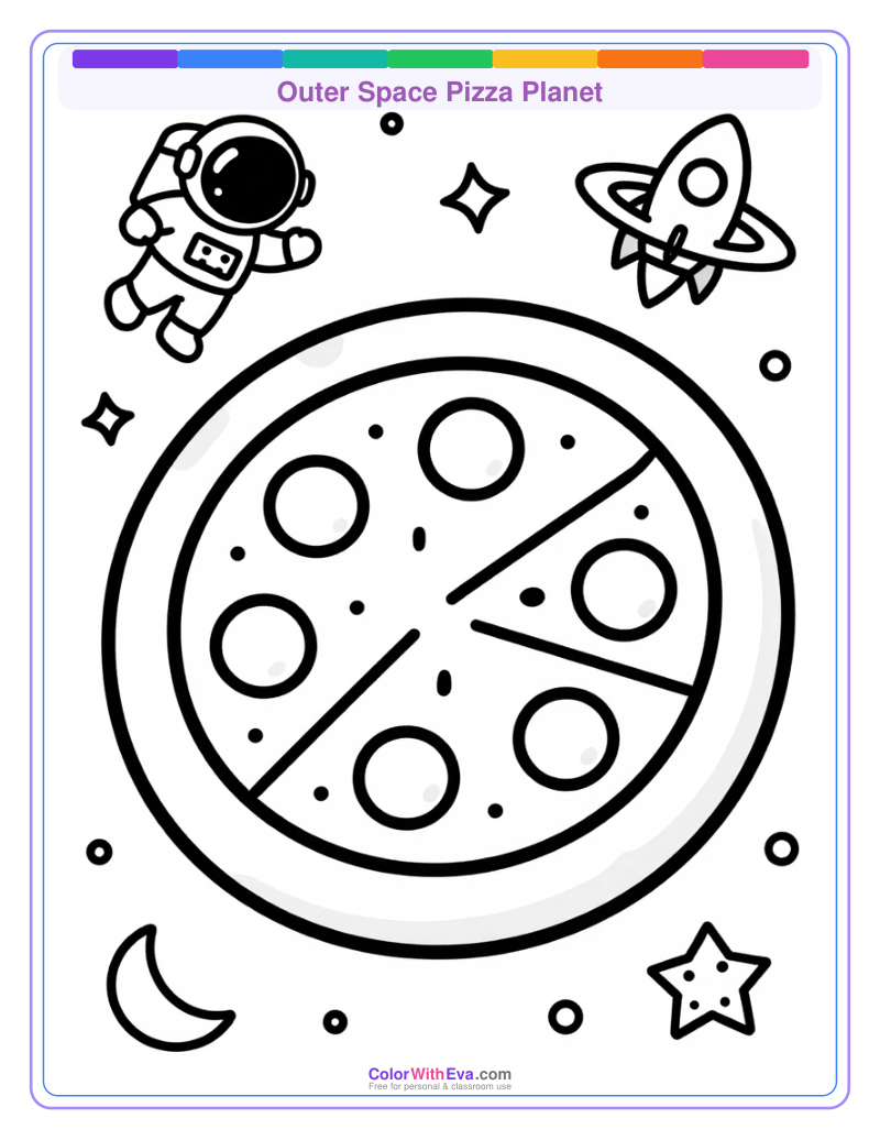 Outer Space Pizza Planet preview