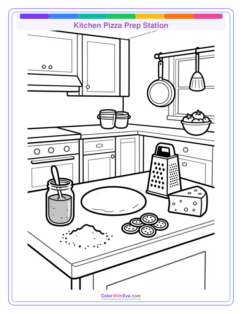 Kitchen Pizza Prep Station preview