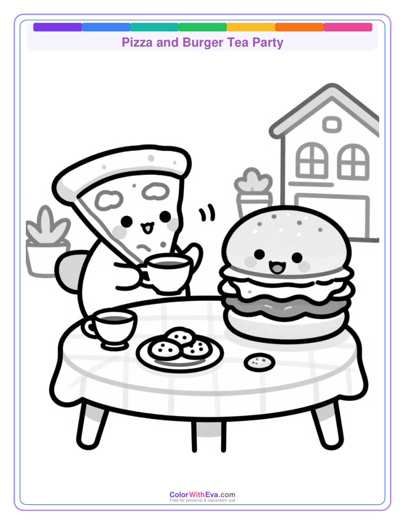 Pizza and Burger Tea Party thumbnail