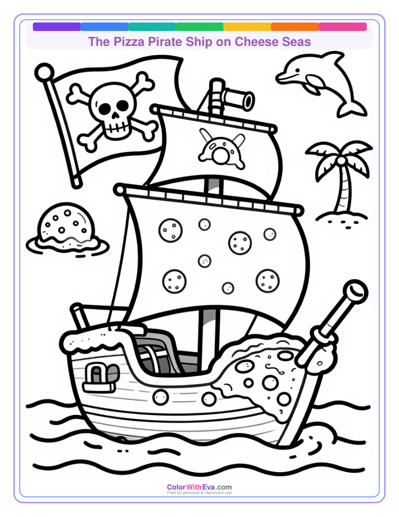 The Pizza Pirate Ship on Cheese Seas thumbnail