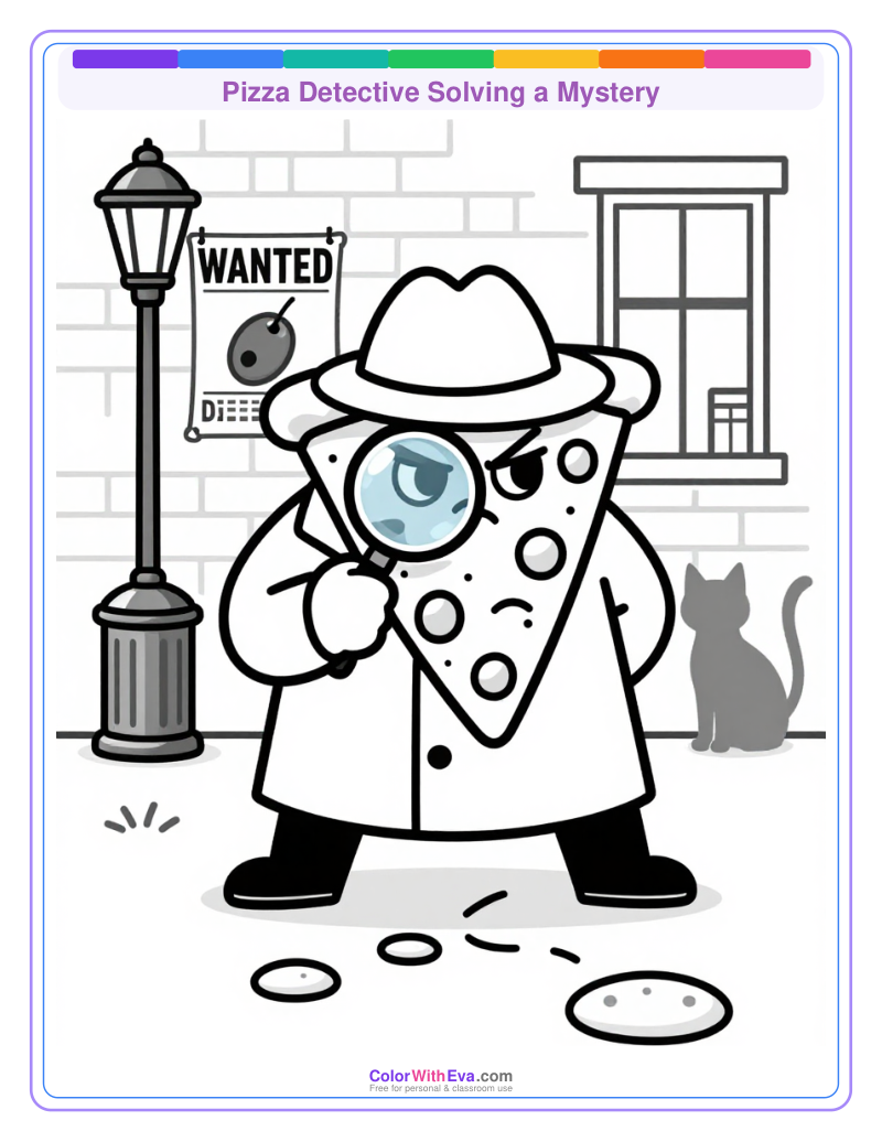 Pizza Detective Solving a Mystery thumbnail