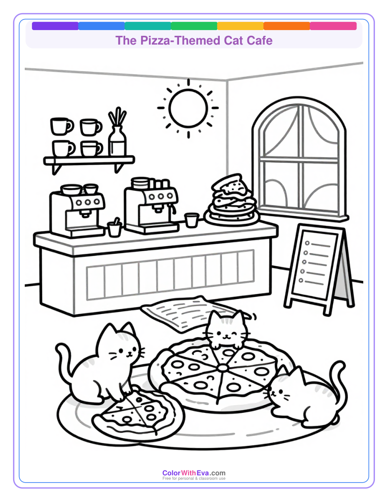 The Pizza-Themed Cat Cafe thumbnail
