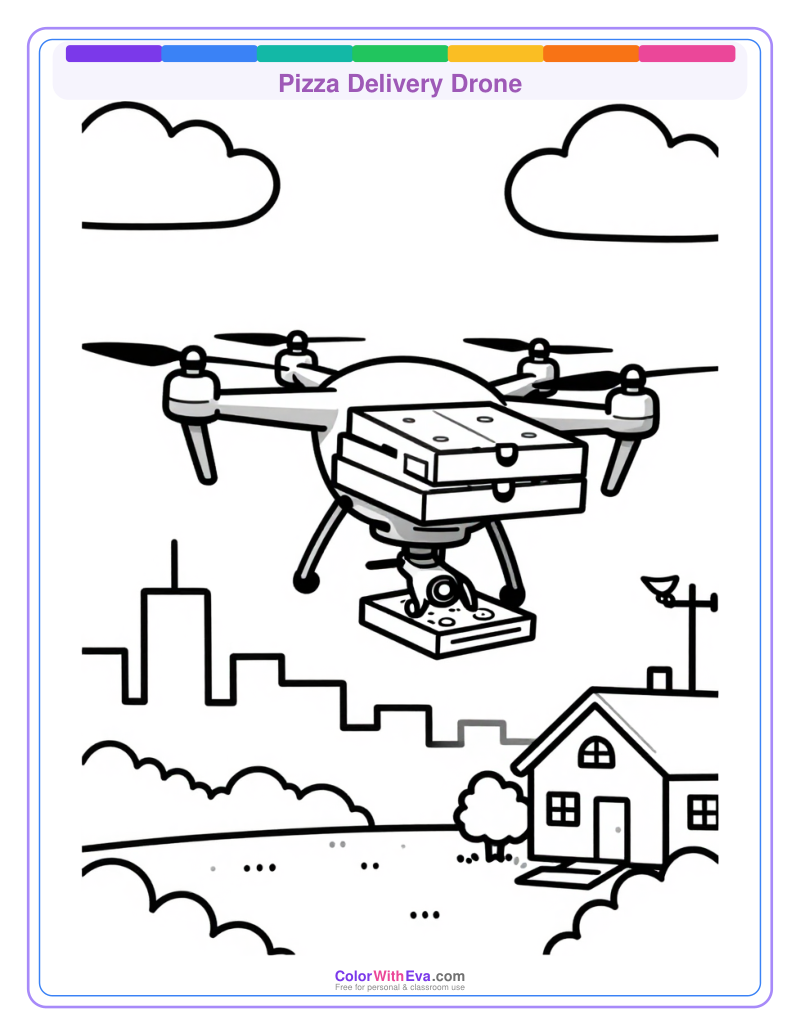 Pizza Delivery Drone preview