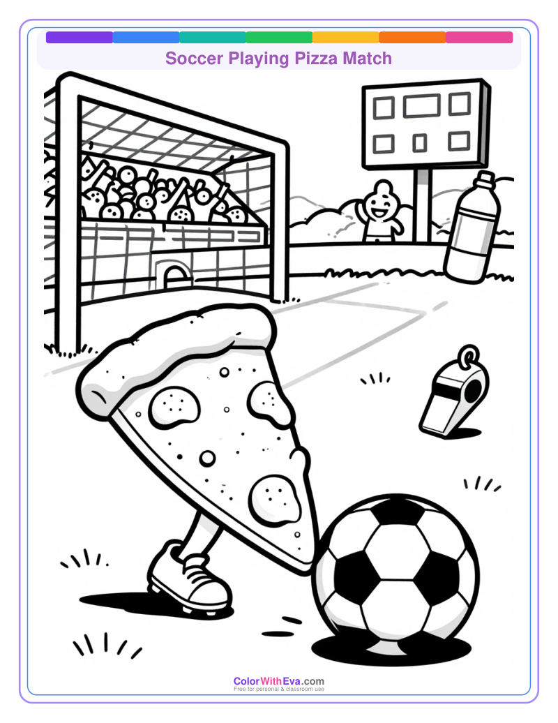 Soccer Playing Pizza Match thumbnail