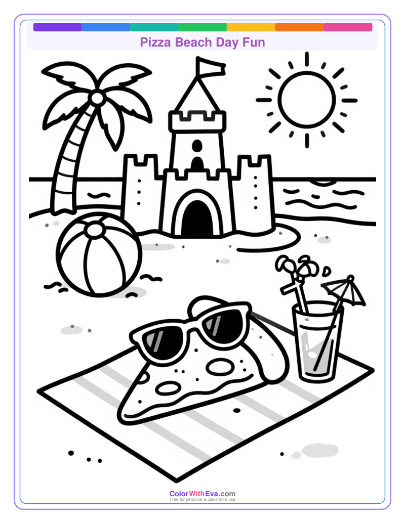 Pizza Beach Day Fun thumbnail