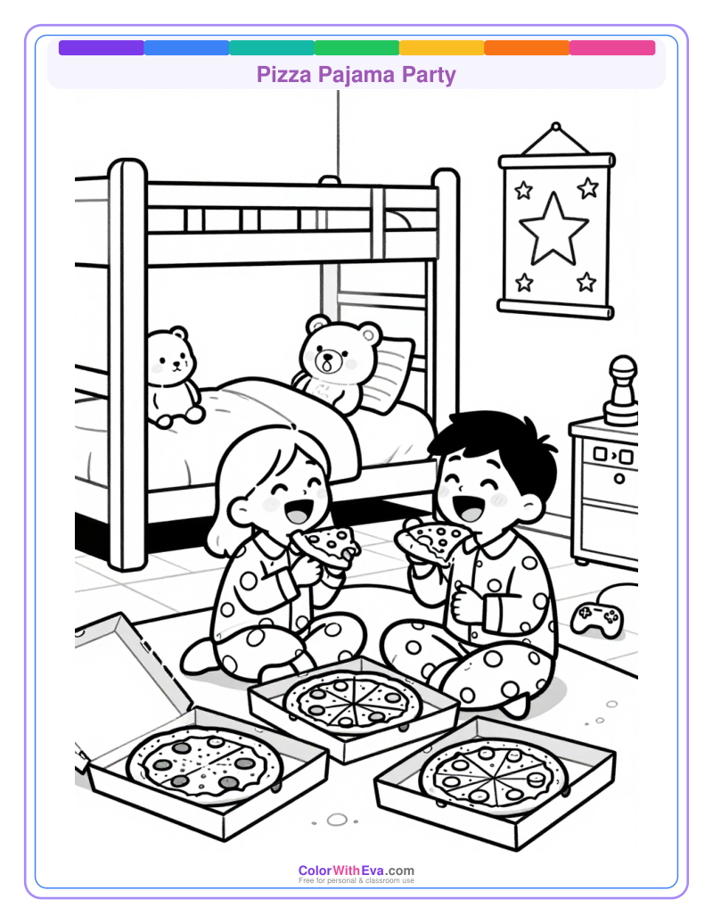 Pizza Pajama Party preview