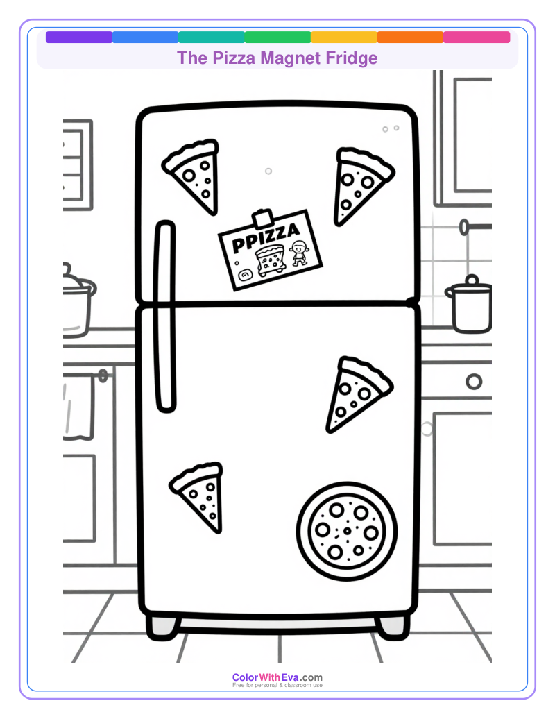 The Pizza Magnet Fridge preview