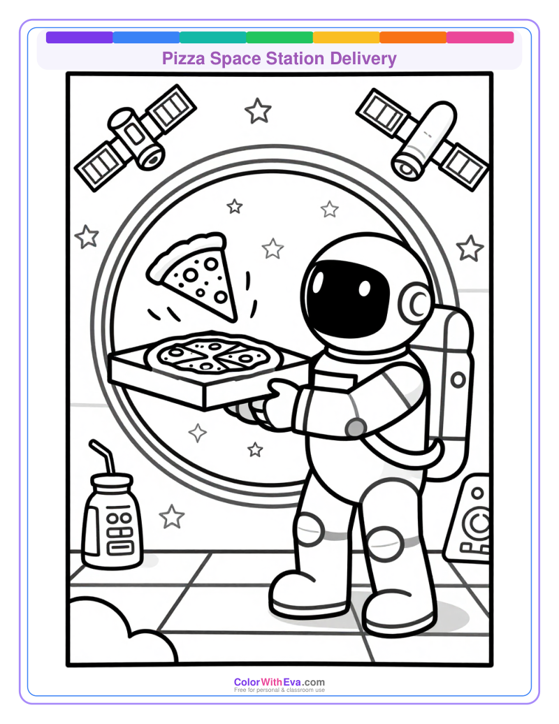 Pizza Space Station Delivery preview