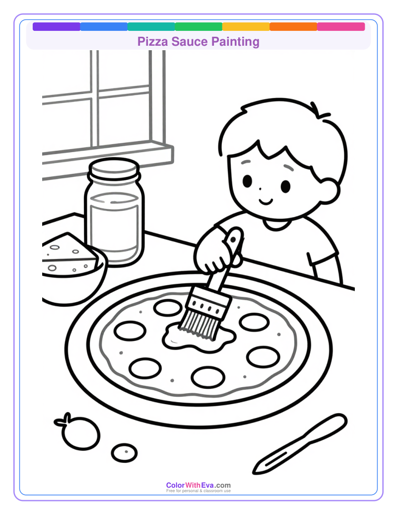 Pizza Sauce Painting preview