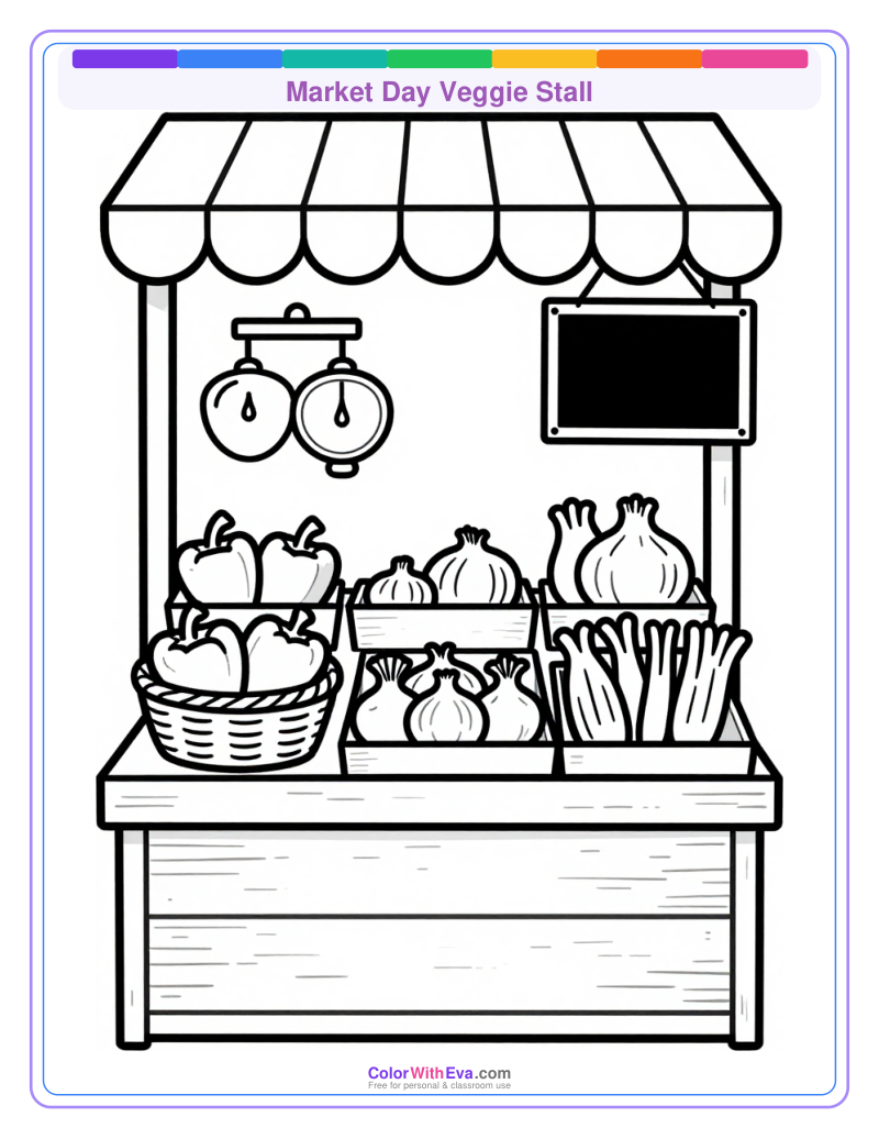 Market Day Veggie Stall preview