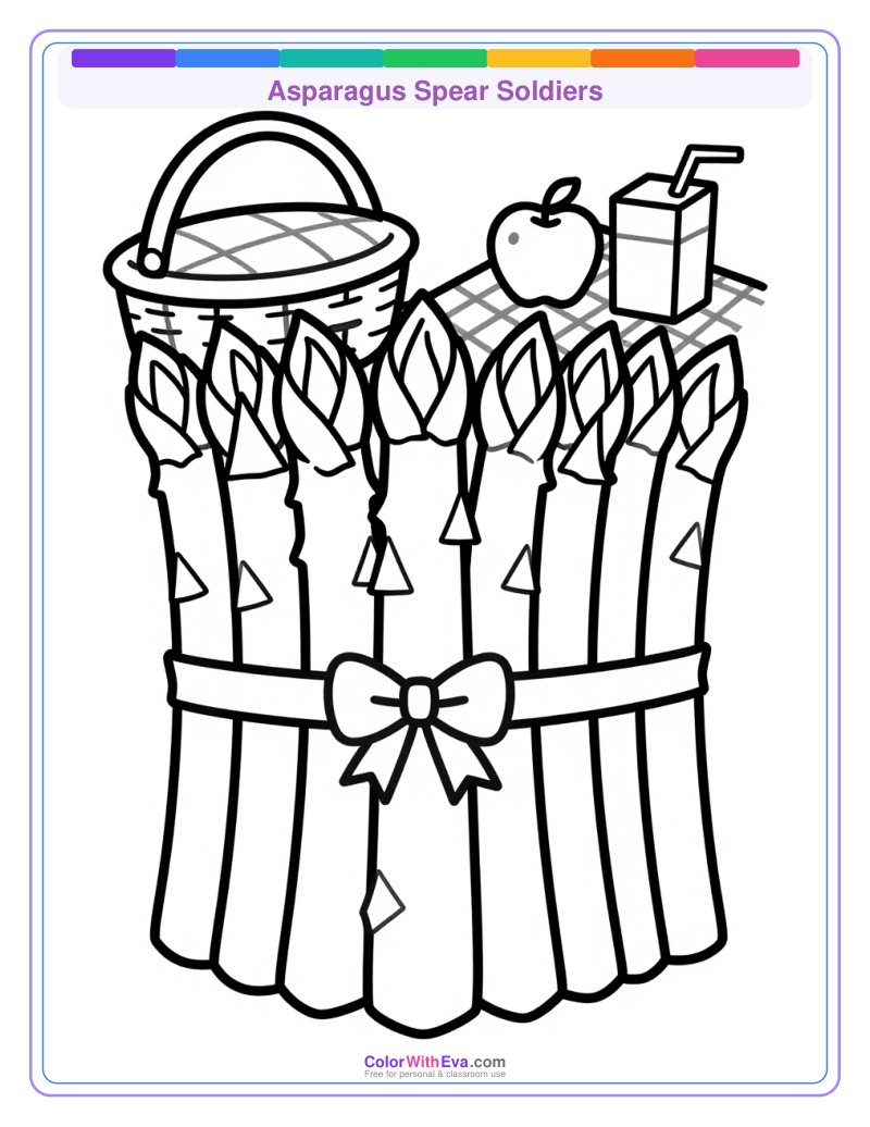 Asparagus Spear Soldiers preview