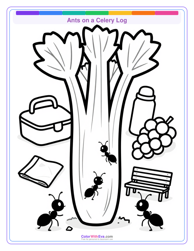 Ants on a Celery Log preview