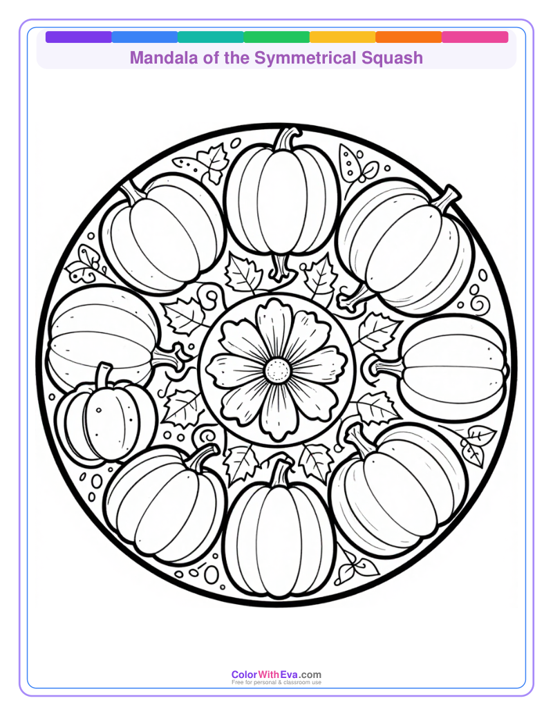 Mandala of the Symmetrical Squash thumbnail