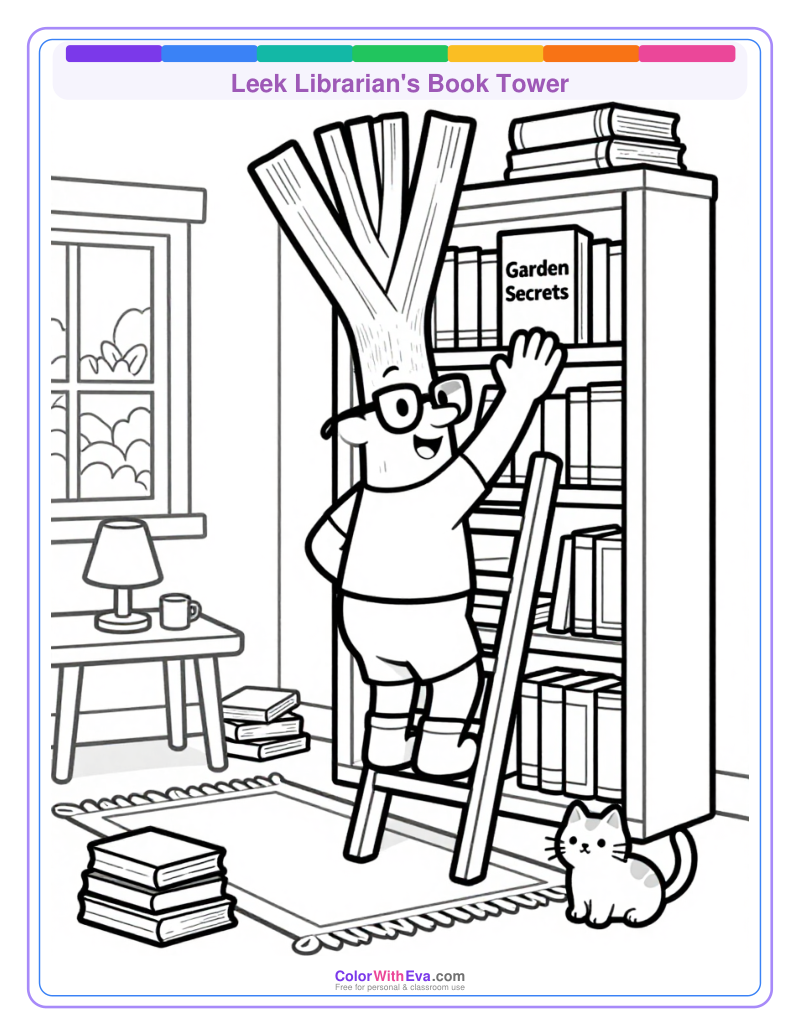 Leek Librarian's Book Tower thumbnail