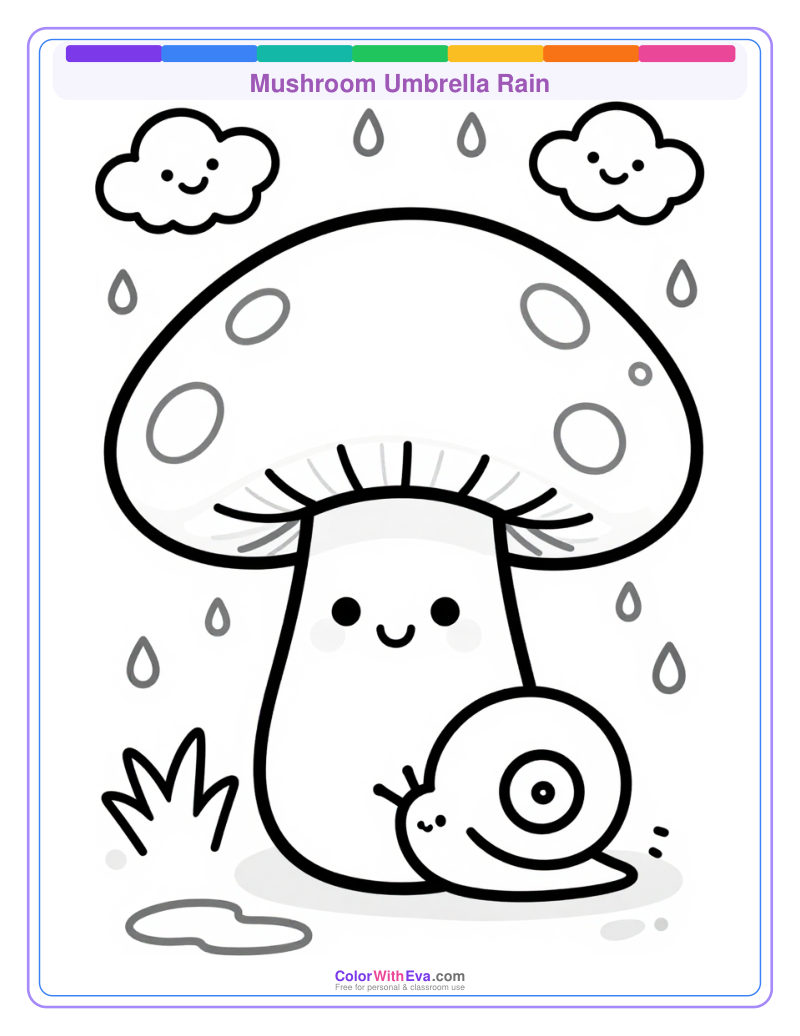 Mushroom Umbrella Rain preview