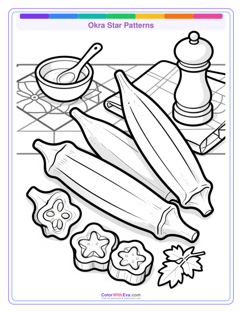 Okra Star Patterns preview