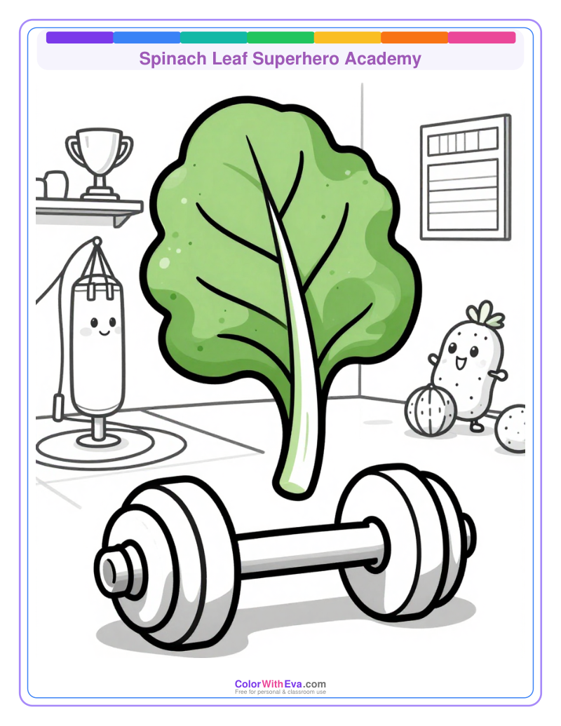 Spinach Leaf Superhero Academy thumbnail