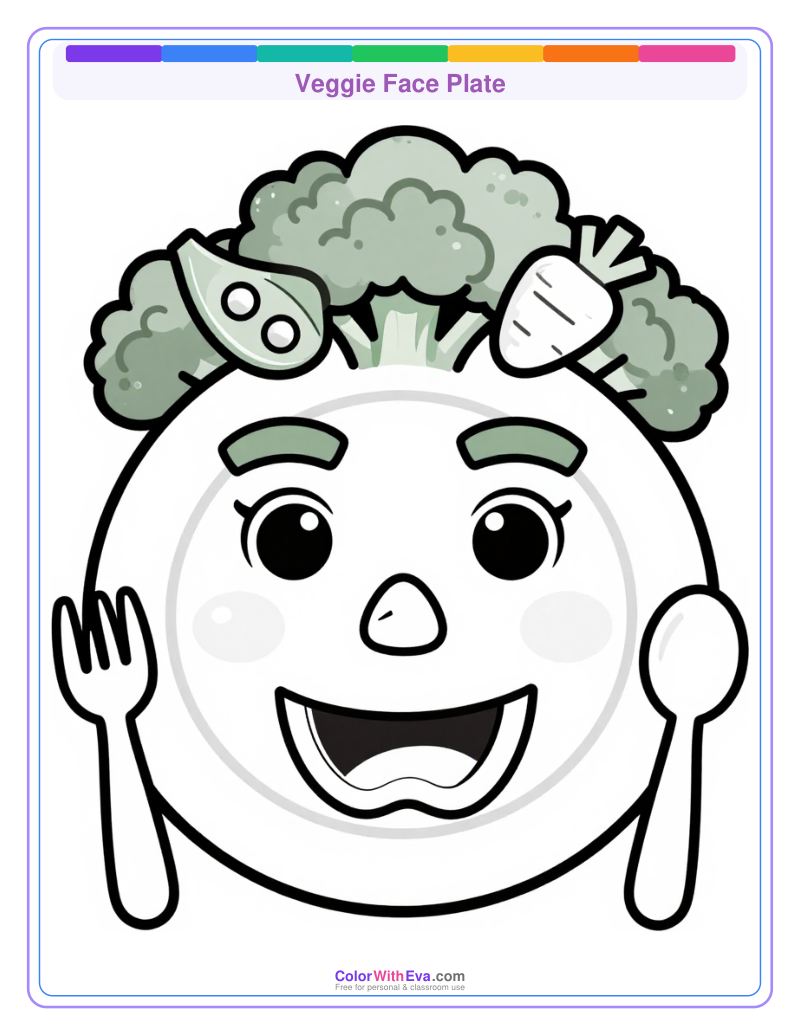 Veggie Face Plate preview