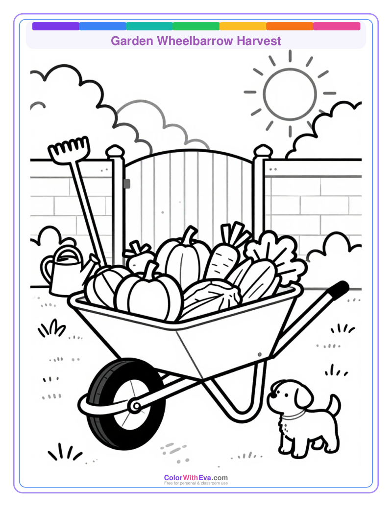 Garden Wheelbarrow Harvest preview