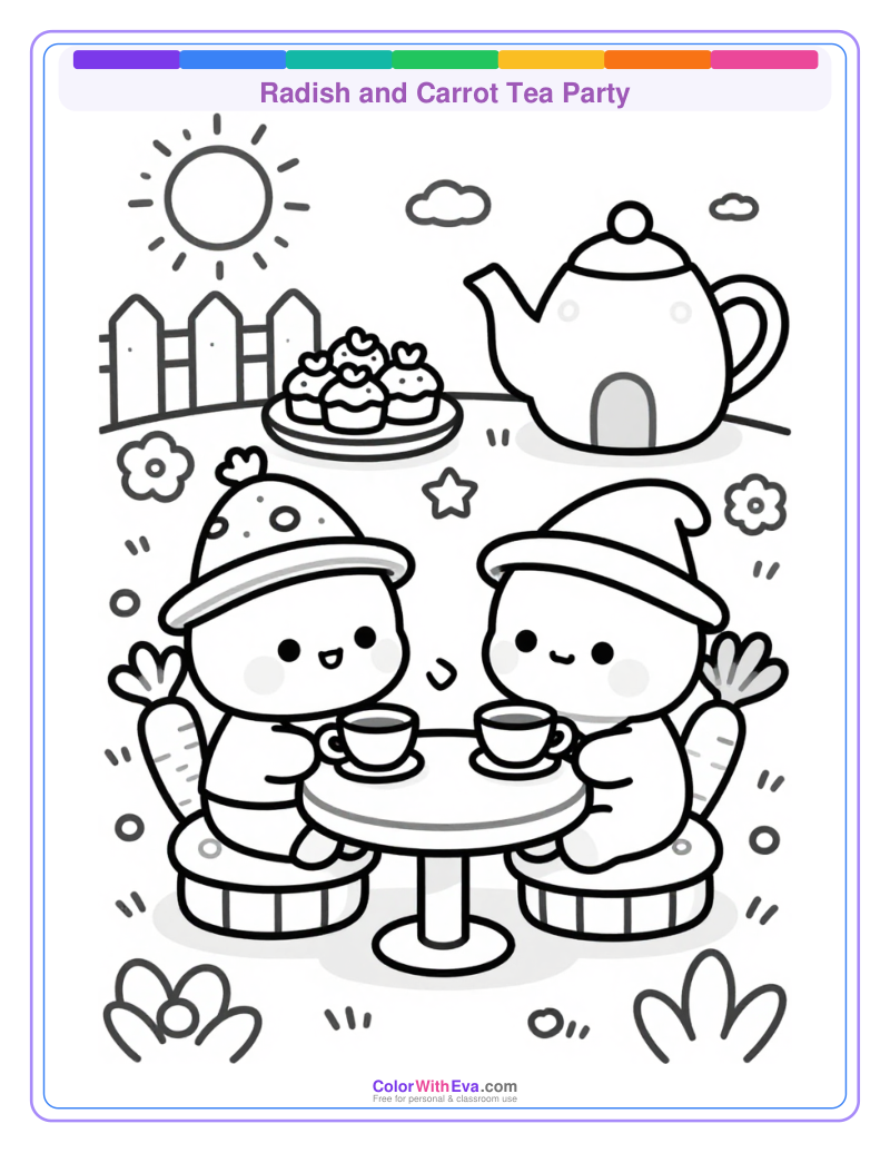 Radish and Carrot Tea Party thumbnail