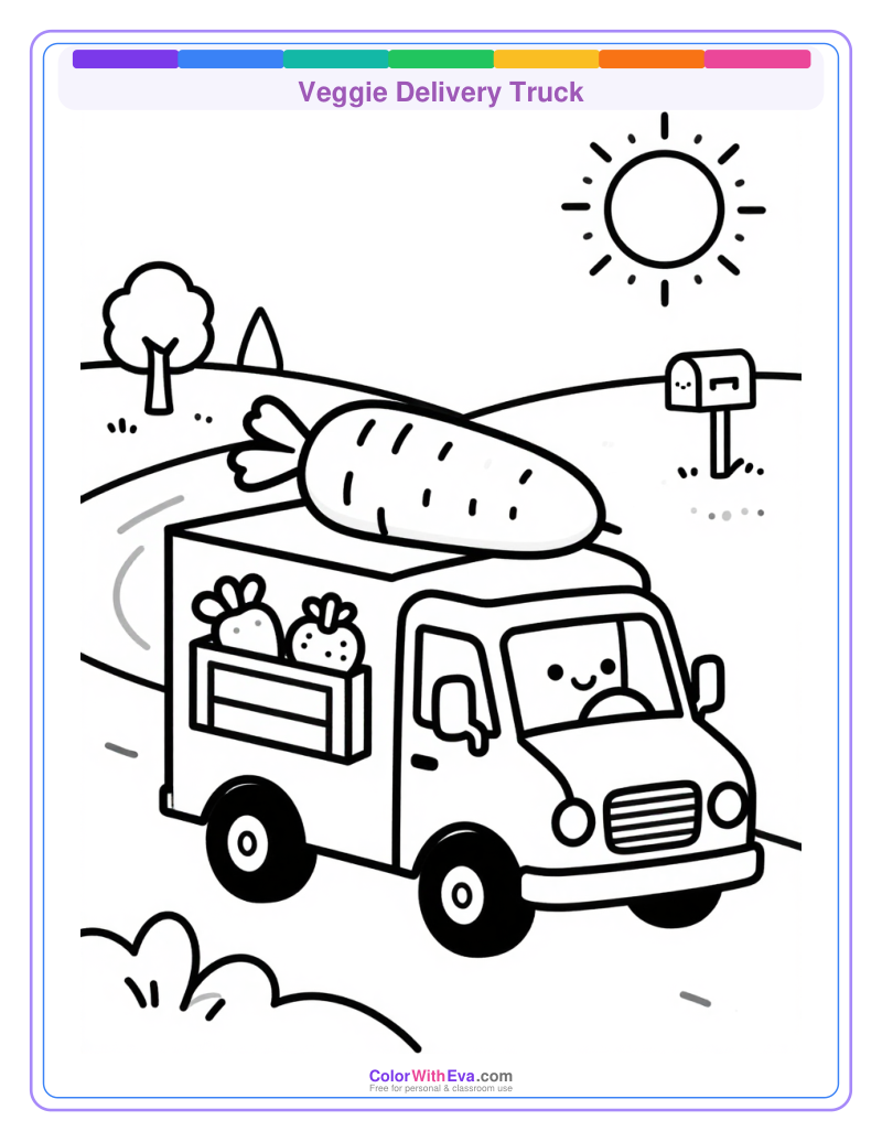 Veggie Delivery Truck preview