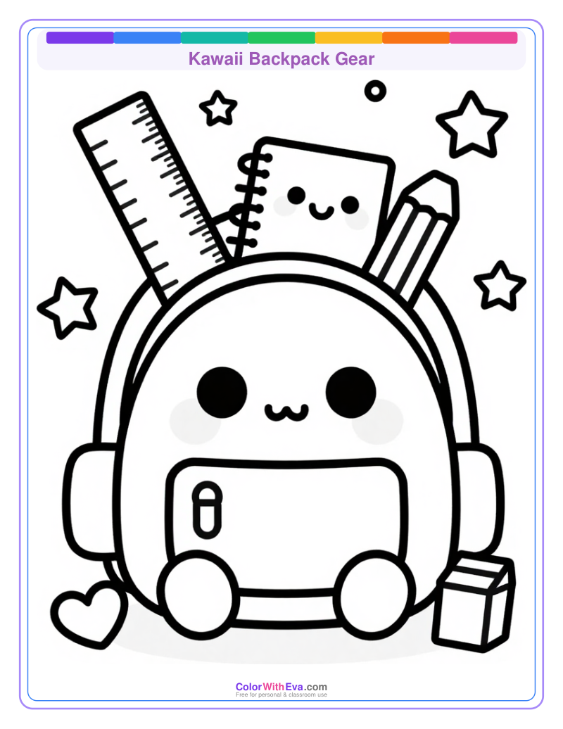 Kawaii Backpack Gear preview