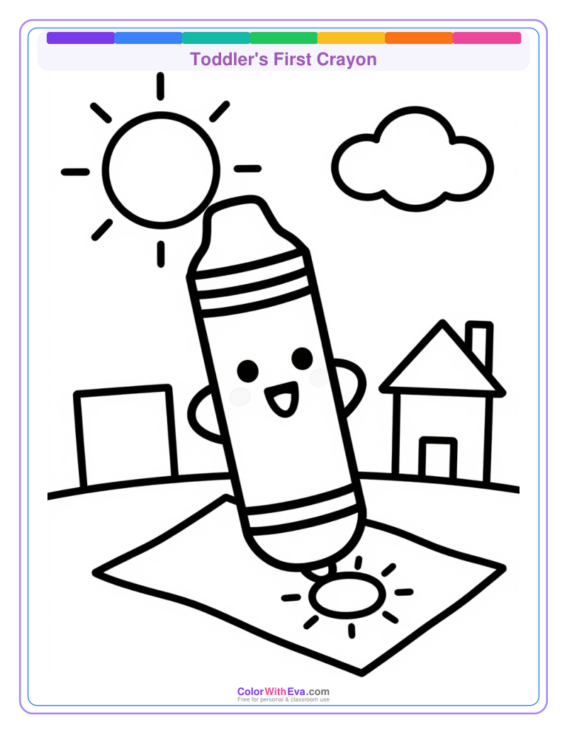 Toddler's First Crayon thumbnail