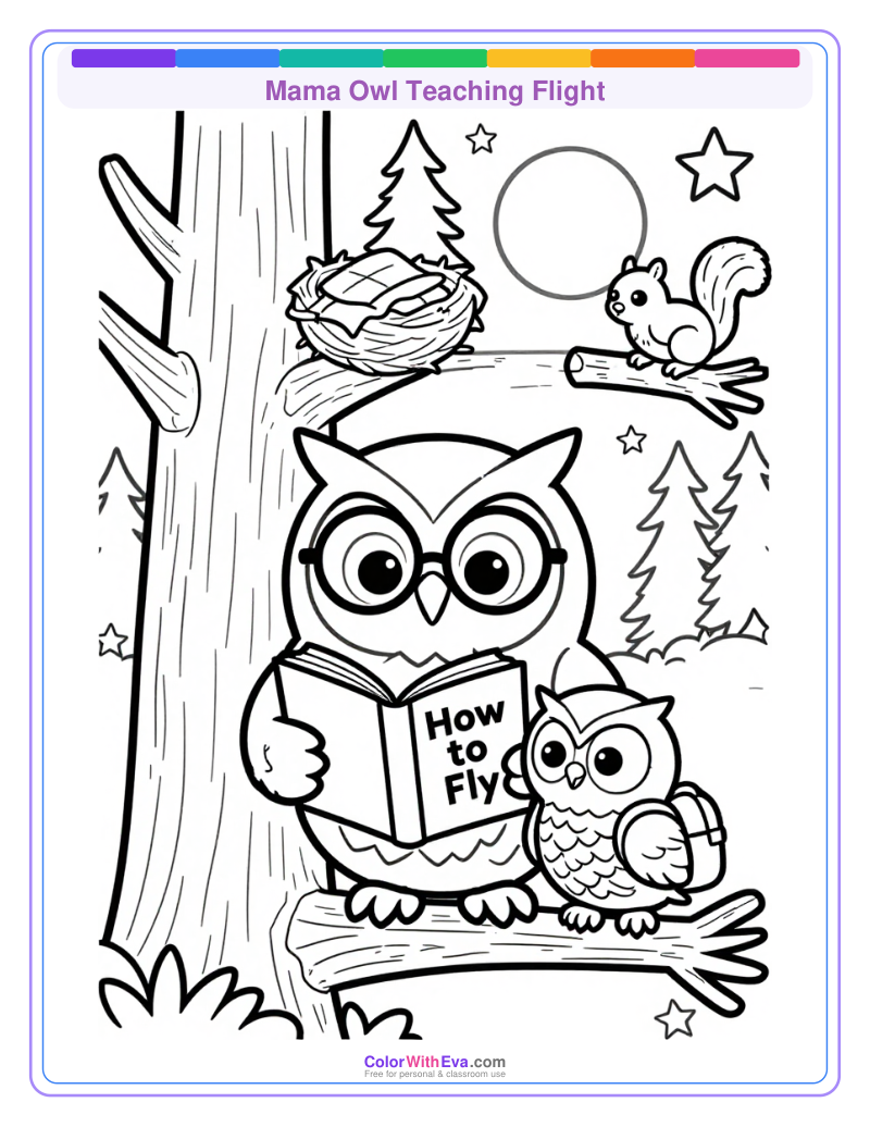 Mama Owl Teaching Flight thumbnail