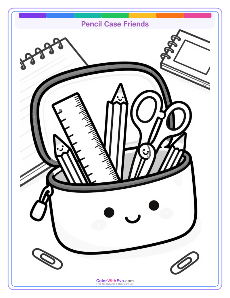 Pencil Case Friends preview