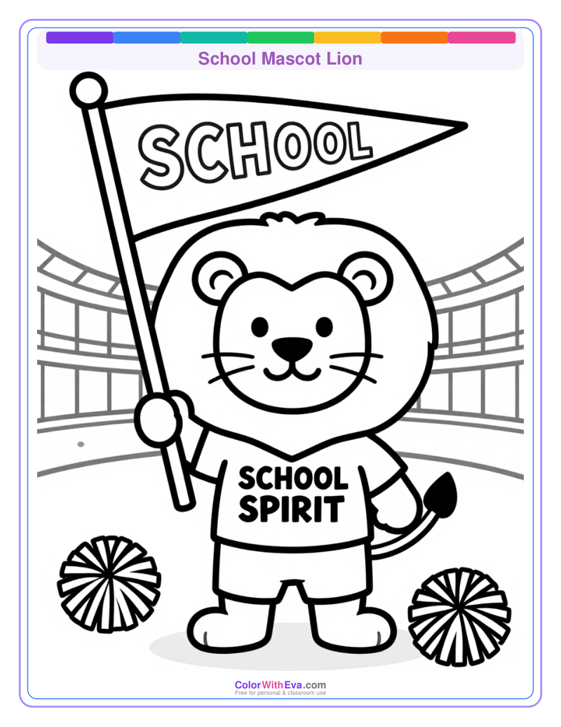 School Mascot Lion preview