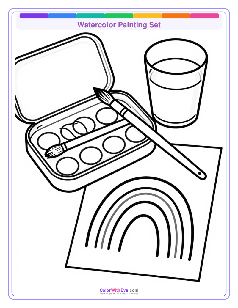 Watercolor Painting Set preview