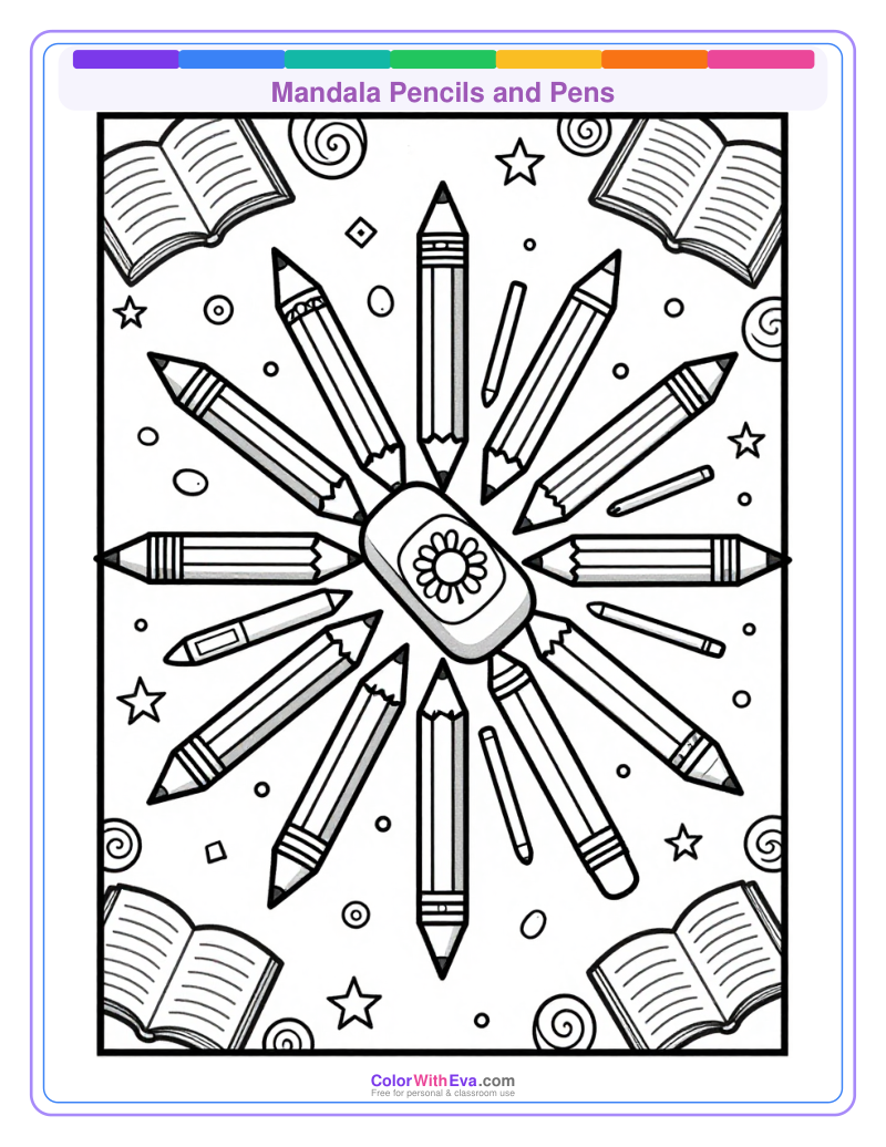 Mandala Pencils and Pens thumbnail