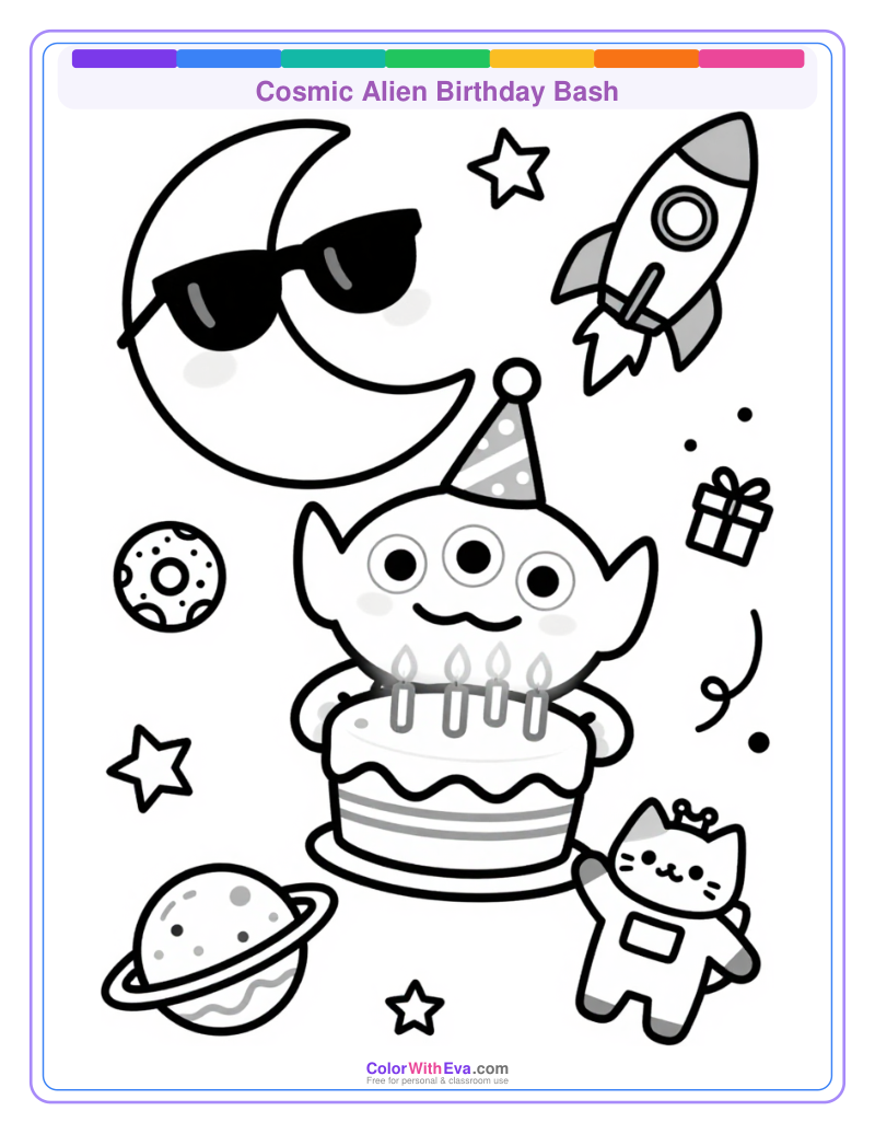 Cosmic Alien Birthday Bash preview
