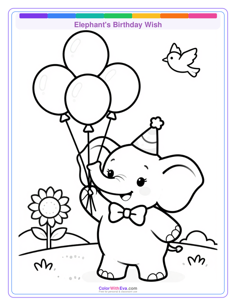 Elephant's Birthday Wish preview