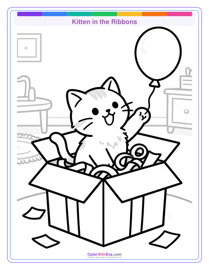 Kitten in the Ribbons preview